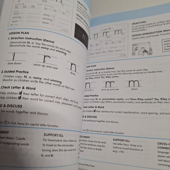 Handwriting Without Tears Cursive Kickoff Teachers Guide 2nd Grade Edition 2022 - Picture 8 of 9